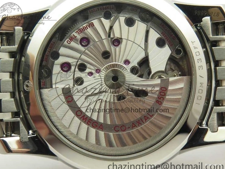 0512 De Ville Hour Vision 41mm SS VSF 1:1 Best Edition White Dial on SS Bracelet A8500 Super Clone Casual 7946